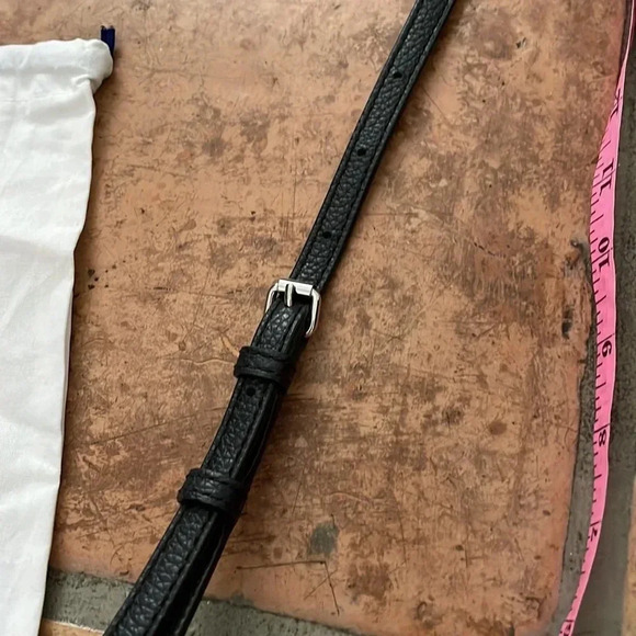 NEW ✨ Rebecca Minkoff Black Leather Bag w Silver Hardware and Studs Adj Strap - Picture 10 of 12